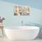 Stupell Industries Serenity Bath Bathroom Interior 2pc Wall Plaque Set, design by Kim Allen